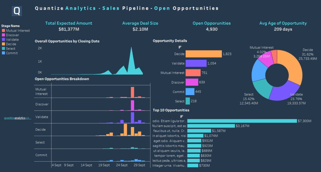 Tableau data visualization consulting