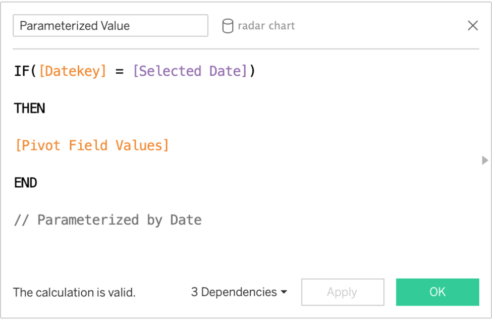 tableau radar chart calculations