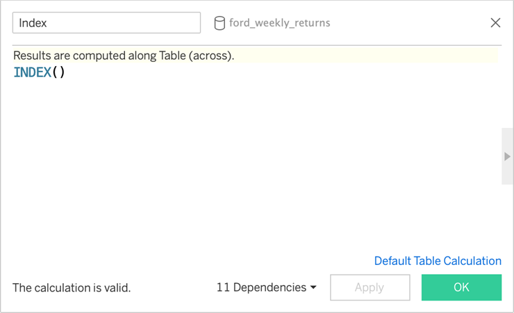 Tableau Radial Time Series Chart tutorial calculations