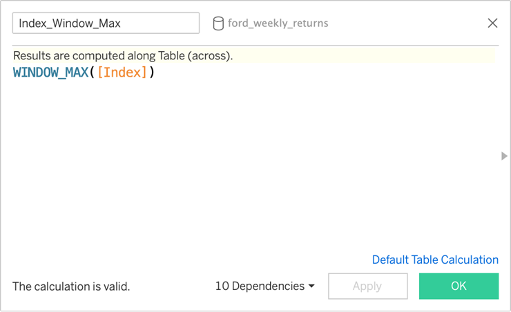 Tableau Radial Time Series Chart tutorial calculations