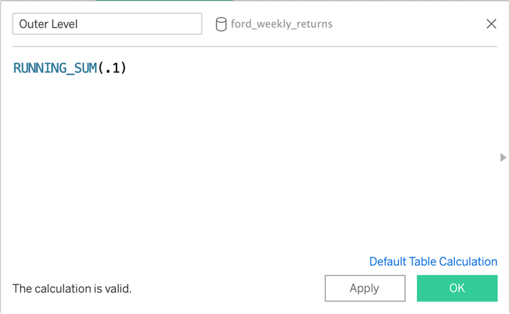 Tableau Radial Time Series Chart tutorial calculations