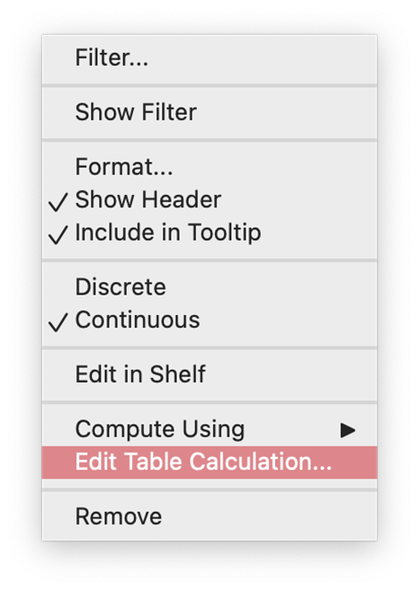 Tableau Radial Time Series Chart tutorial calculations