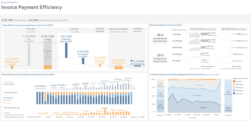 Accounts Payable Dashboard Examples