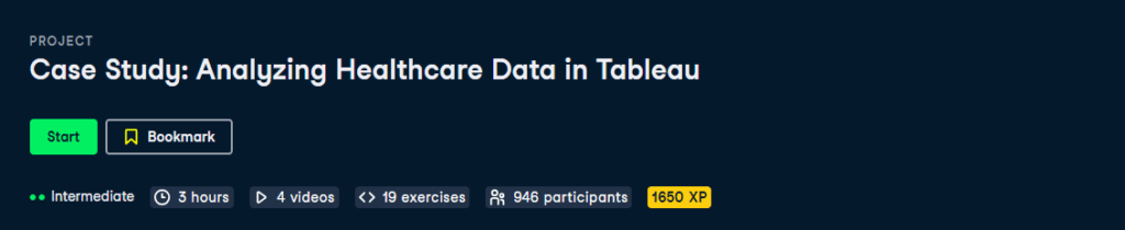 Healthcare Analytics Course: Master Healthcare Analytics with Tableau